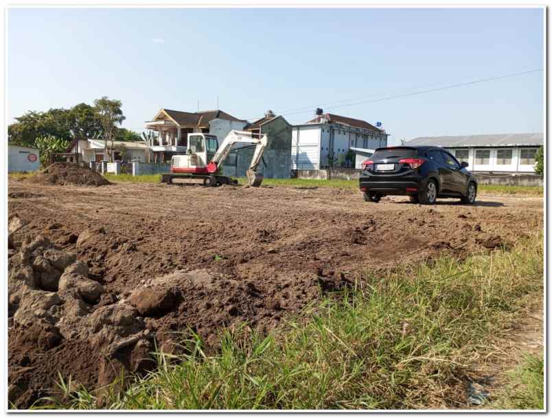 dijual tanah jl jogja solo purwomartani