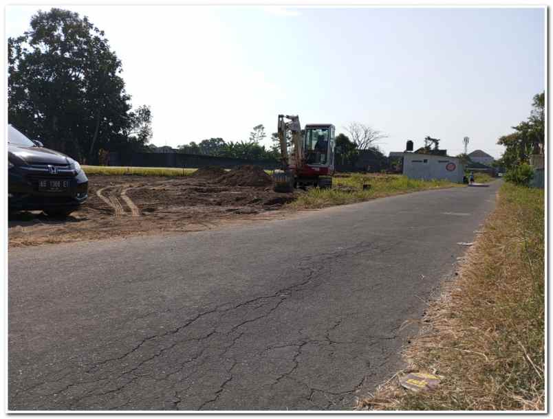 dijual tanah jl jogja solo purwomartani