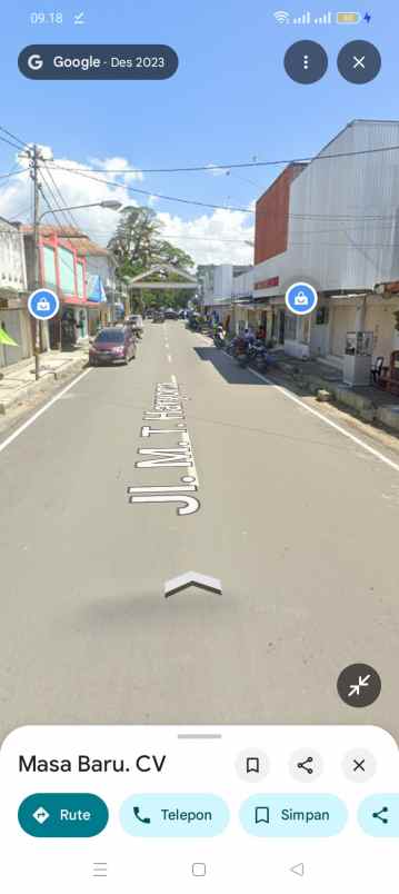 dijual tanah jl mt haryono