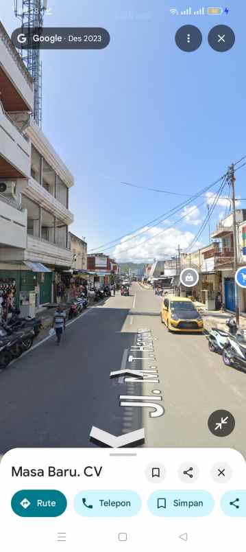 dijual tanah jl mt haryono