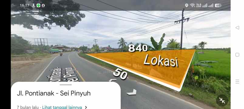 dijual tanah jongkat