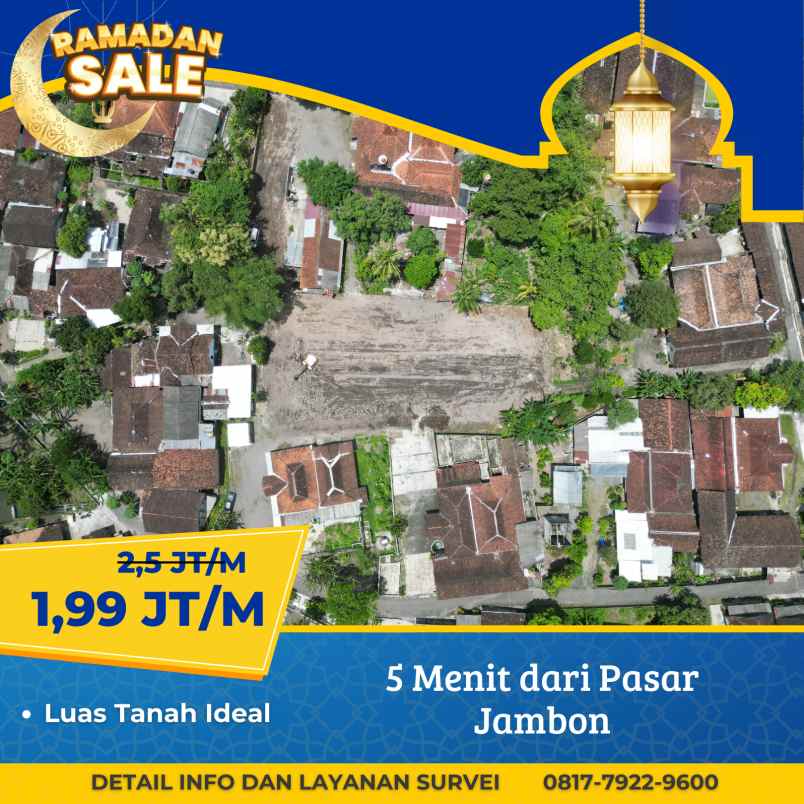 dijual tanah kalibulus bimomartani