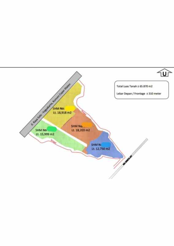 dijual tanah klaten jateng