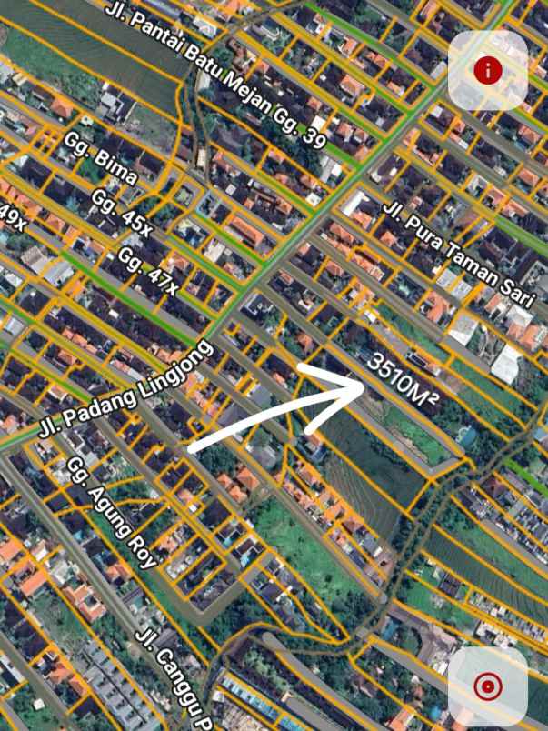 dijual tanah padang linjong