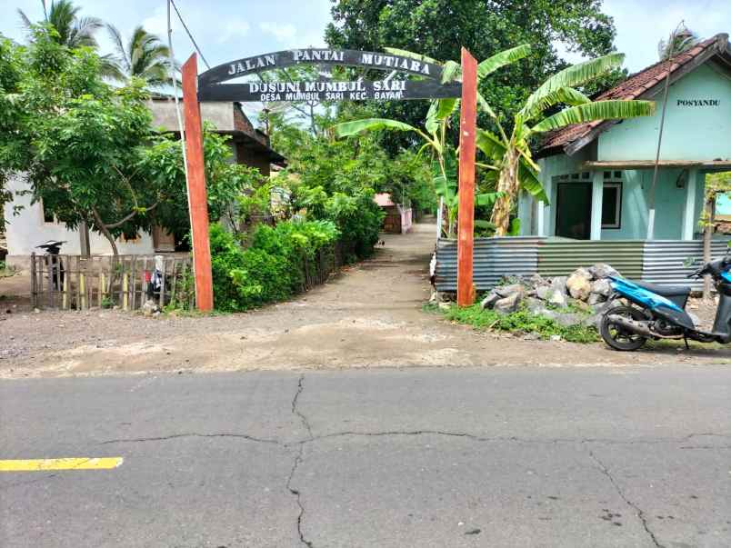 dijual tanah pertanian di lombok utara dekat rinjani