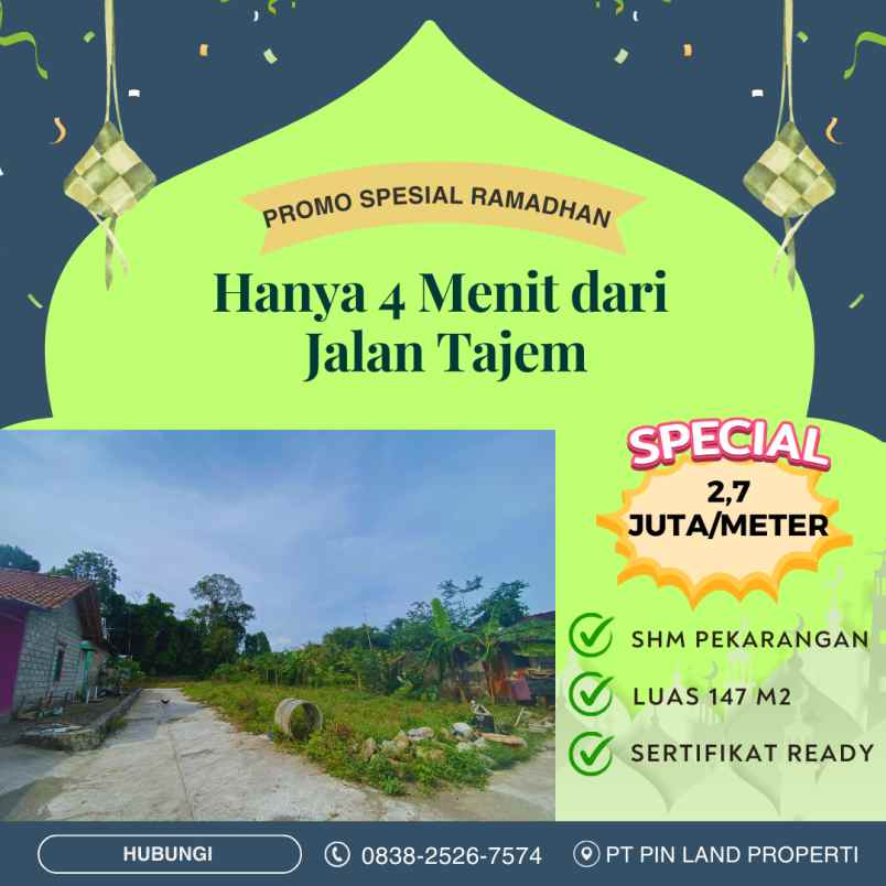 dijual tanah tonggalan wedomartani ngemplak