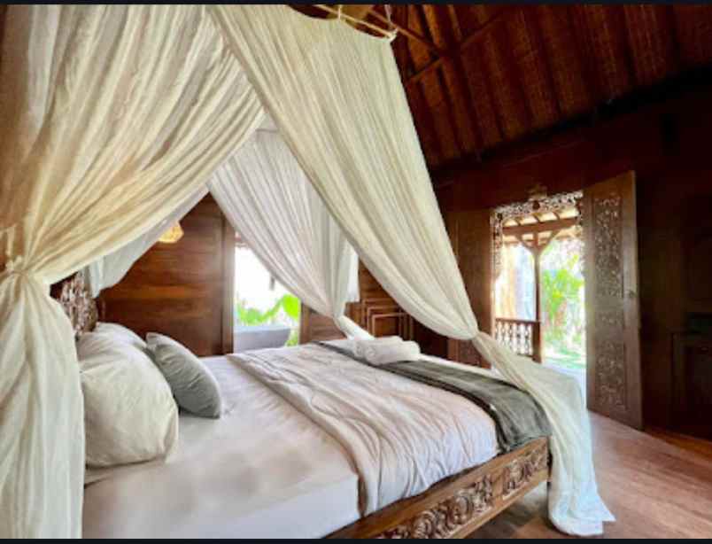 dijual villa ubud bali shm full furnished