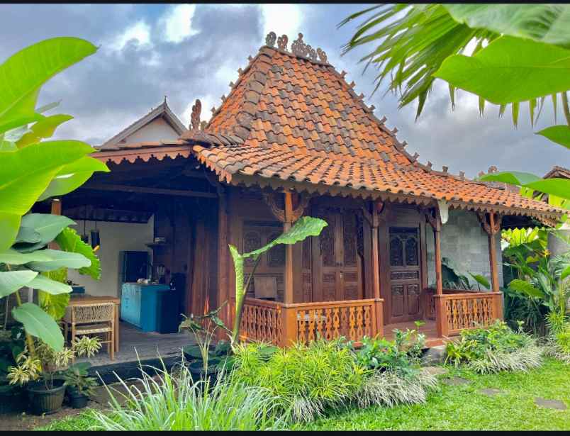 dijual villa ubud bali shm full furnished