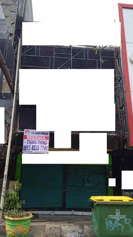 disewakan ruko gudang kantor boulevard raya kelapa gading