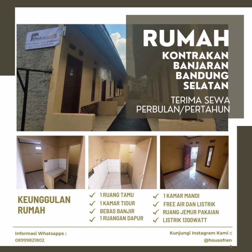 disewakan rumah jl astaraja banjaran