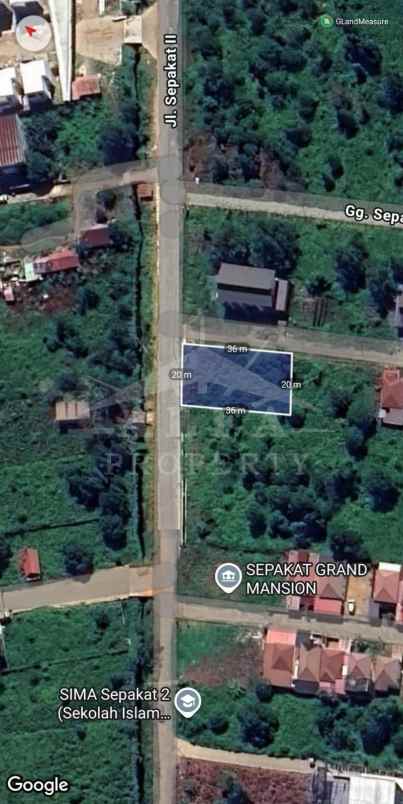 disewakan tanah jalan sepakat 2