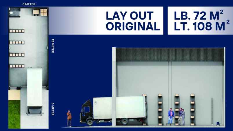 gudang baru lt 108 lb 72 accord bizpark parung bogor