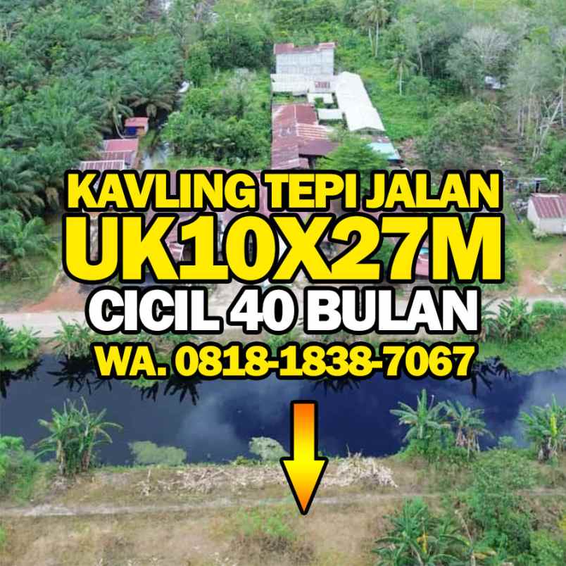 investasi kavling tepi jalan