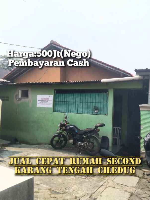 jual bu rumah second 1 lantai