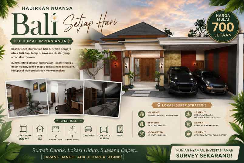 liburan setiap hari di rumah bernuansa bali