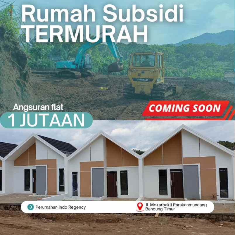 perumahan subsidi indo regency bandung timur dp murah
