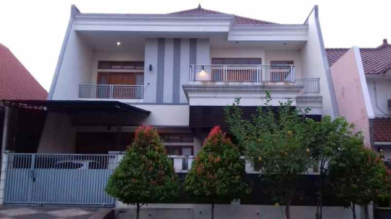 puri surya jaya sidoarjo rumah 2 lantai row jalan 7 m