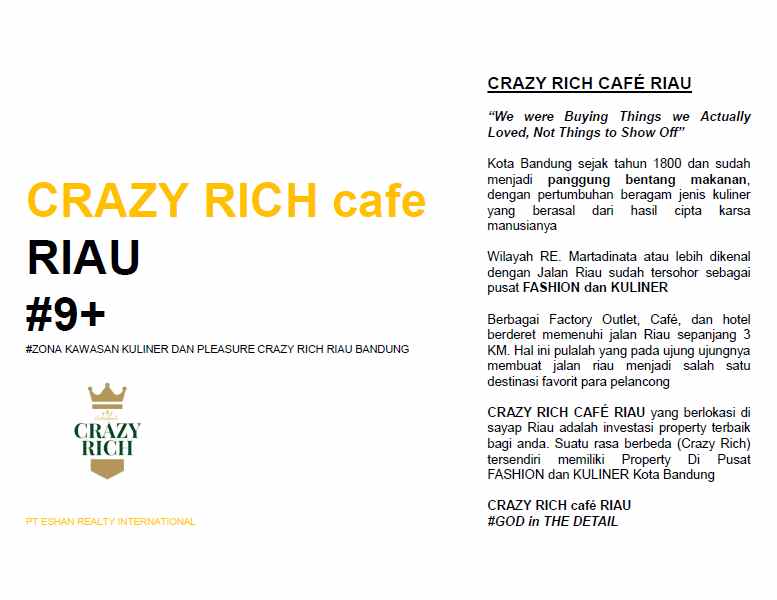 ruko gudang kantor jalan riau kelurahan