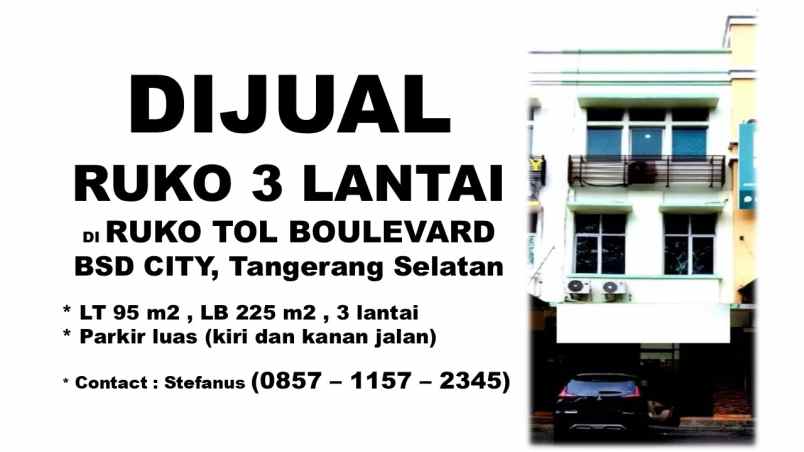 ruko gudang kantor jl pahlawan seribu serpong