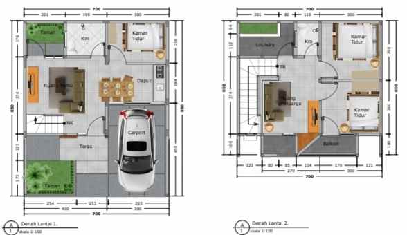rumah 2 lantai di sukmajaya depok harga 600jt an