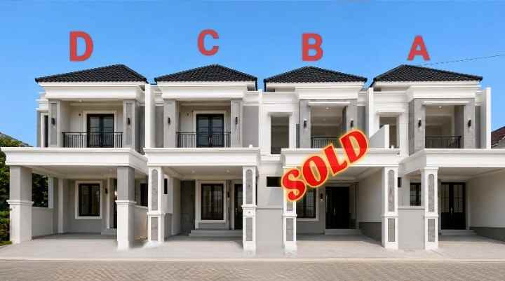 rumah baru modern lokasi manyar sukolilo surabaya