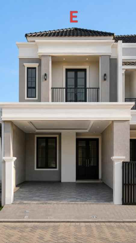 rumah baru modern lokasi manyar sukolilo surabaya