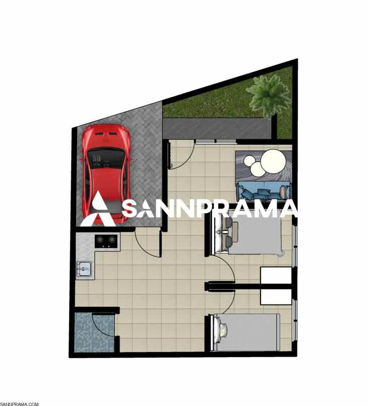 rumah baru murah lokasi di rangkapan jaya depok