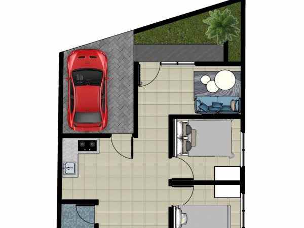 rumah baru murah lokasi di rangkapan jaya depok
