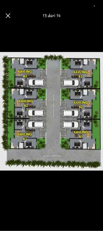 rumah cantik di sedayu ada 6 unit