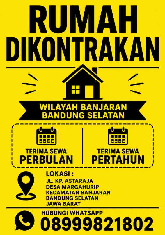 rumah di kontrakan bu hj entin