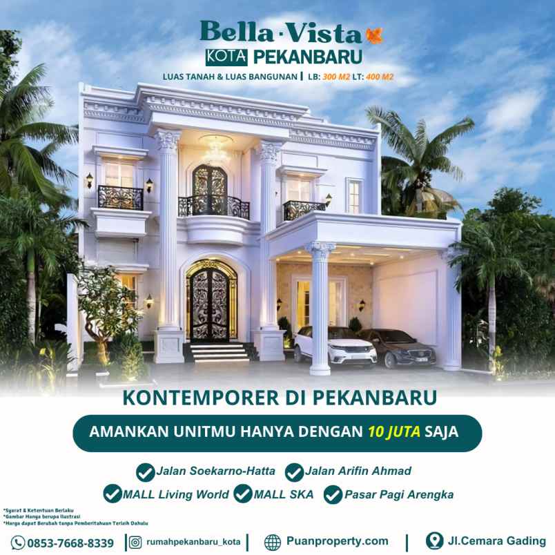 rumah eksklusif berkualitas di pekanbaru