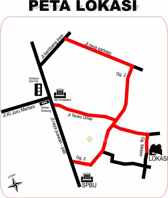 rumah gg meteor sarirejo pati