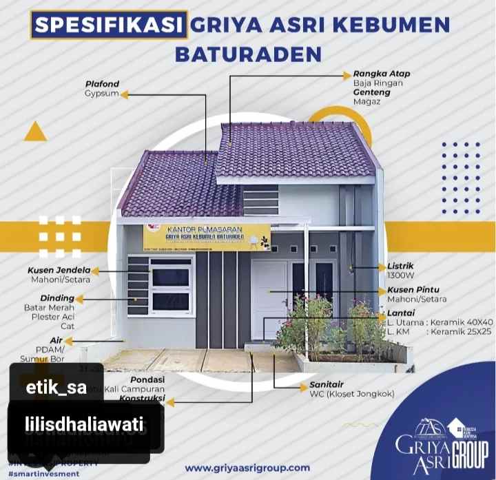 rumah jl kalisari sumampir
