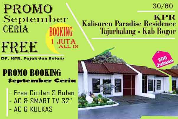 rumah kalisuren paradise residence