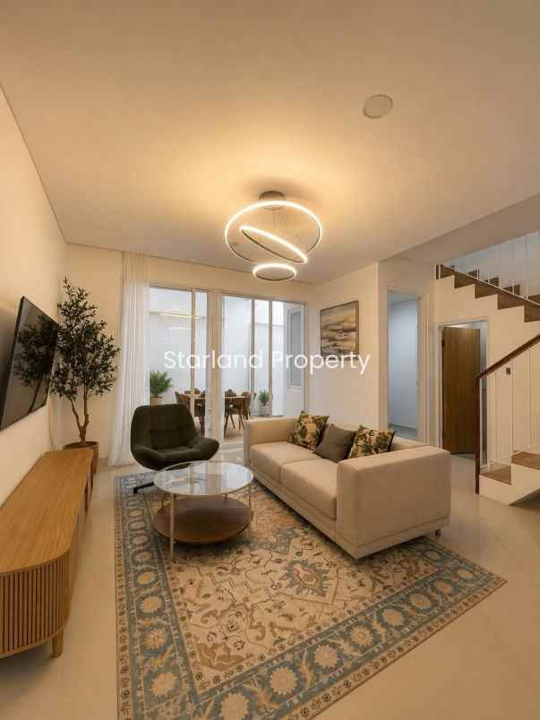 rumah luxury modern tropical di bintaro tangsel