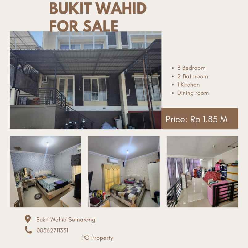 rumah minimalis 2 lantai bukit wahid semarang barat