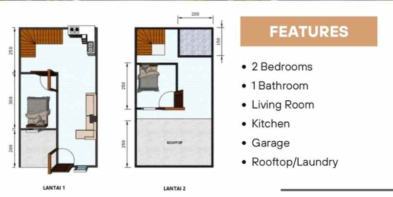 rumah minimalis bintara dekat krl cakung