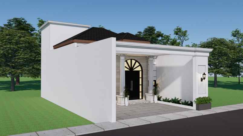 rumah modern classic lokasi sawojajar 1 malang