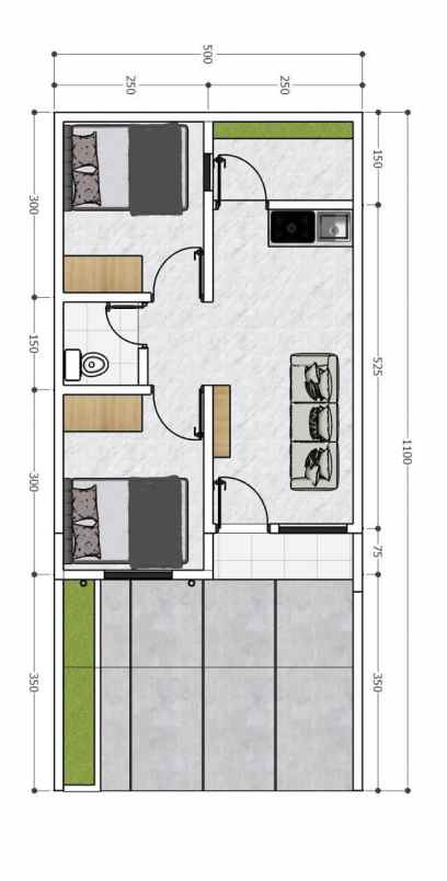 rumah murah 1 lantai di pusat kota depok dekat stasiun