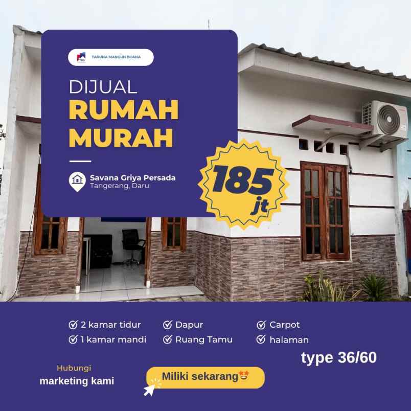 rumah murah tanpa bi checking