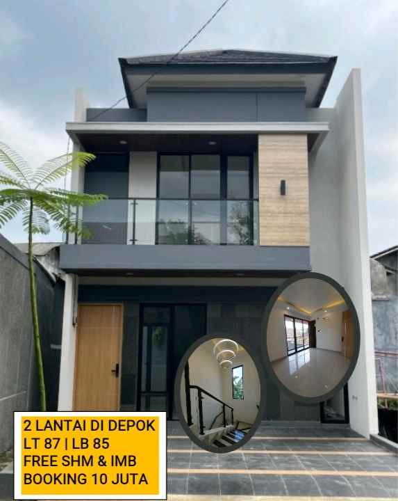 rumah shm 2 lantai di rangkapan jaya depok