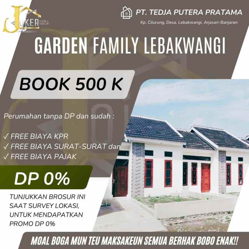 rumah tanpa dp bandung selatan