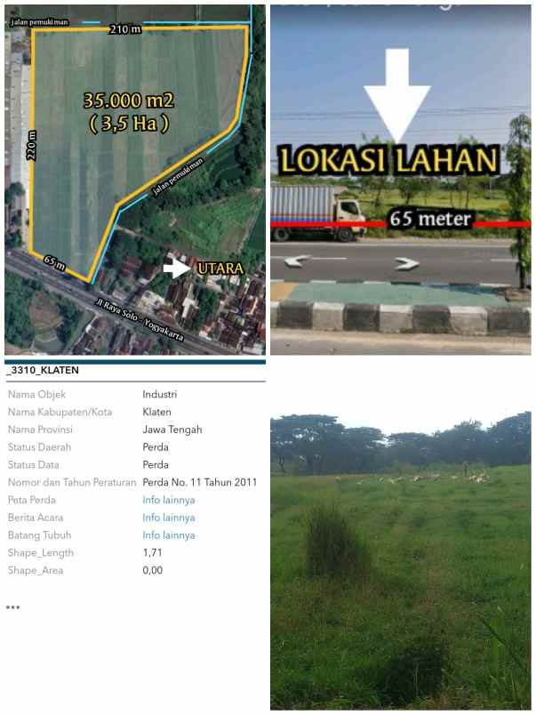 tanah ceper klaten jateng