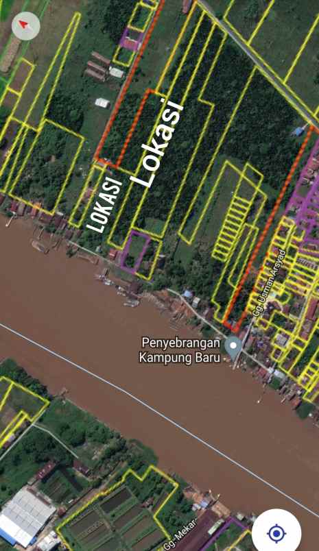 tanah jalan desa kapur kumpai