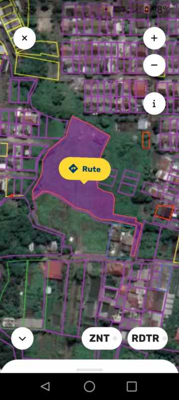 tanah kavling ciherang dramaga bogor siap bangun