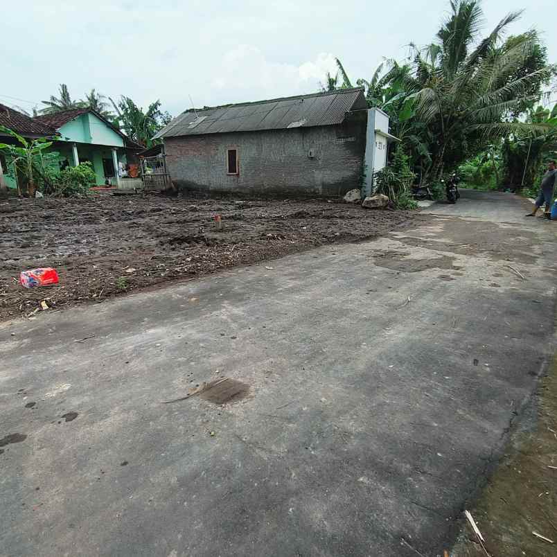 tanah kavling siap bangun lokasi pedesaan wedi klaten