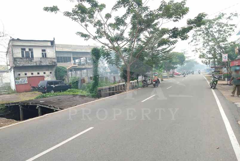 tanah kavling strategis jalan raya utama akses ramai