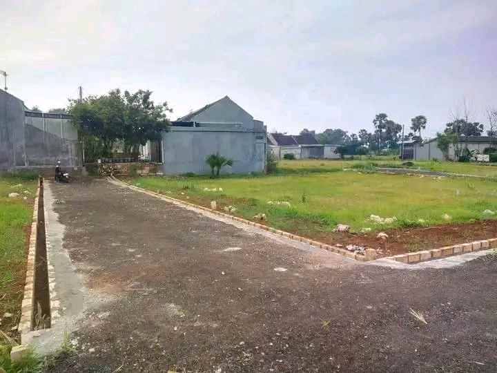 tanah strategis nol jalan poros desa lokasi manunggal
