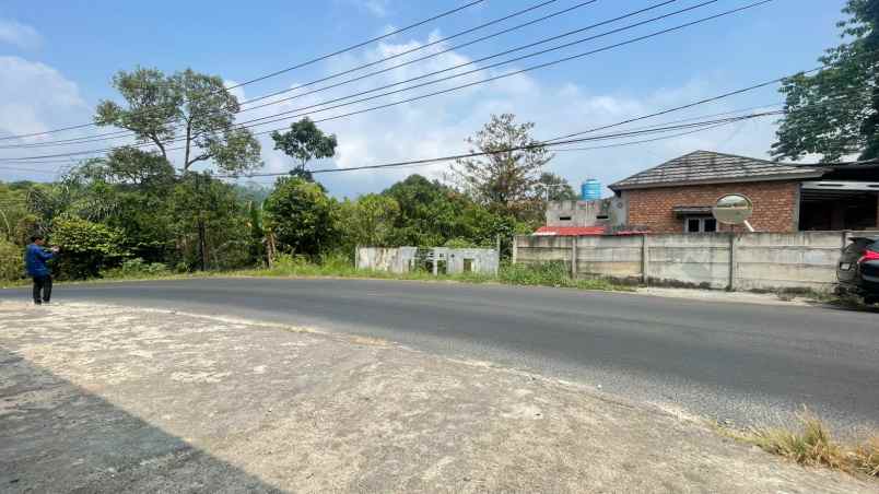 tanah sukadanaham 300m shm pinggir jalan raya