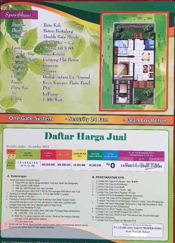 cluster baru green lavender avenue babelan bekasi